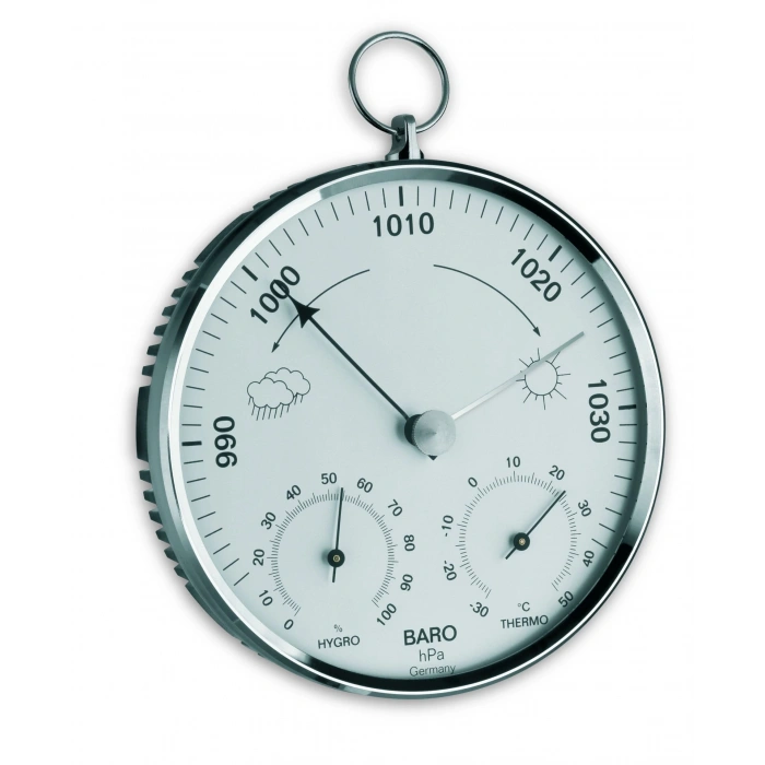 Metal halkalı analog hava istasyonu