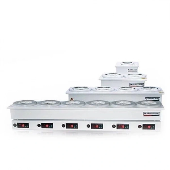 MX 450 Balon Isıtıcı Dörti Göz, 500 Ml. Dijital Termostat, Kontak Termometreli