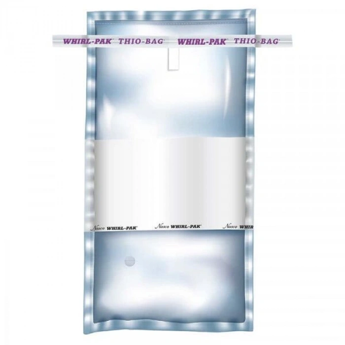 Numune Poşeti, Steril, 11,5 x 23 cm Ebatlarında, Yazı Yazmak İçin Beyaz Alan Vardır, Sodyum Tiyosülfatlı 300 ml 100 Adet