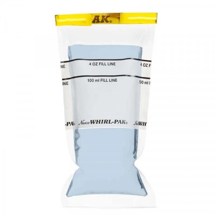 Numune Poşeti, Steril, 7,5 x 18.5 cm Ebatlarında, Yazı Yazmak İçin Beyaz Alan Vardır 118 ml 500 Adet