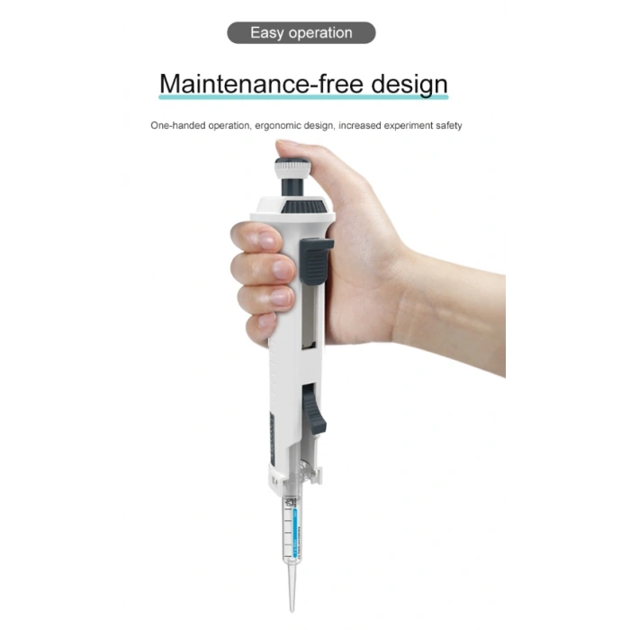 Otomatik Pipet RP100 REPEAT PIPETTE WITH 5ML TIP, 100ul, 200ul, 300ul, 400ul, 500ul