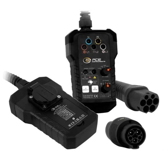 PCE-EVSE 310+ EVSE Adaptörü | Şarj İstasyonları İçin Tip 1 ve Tip 2 Test Adaptörü