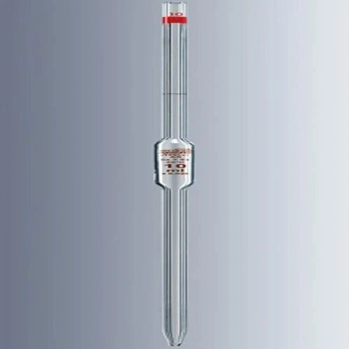 Pipet Cam, Bullu, 5 ml, AS Sınıfı, Amber Taksimatlı