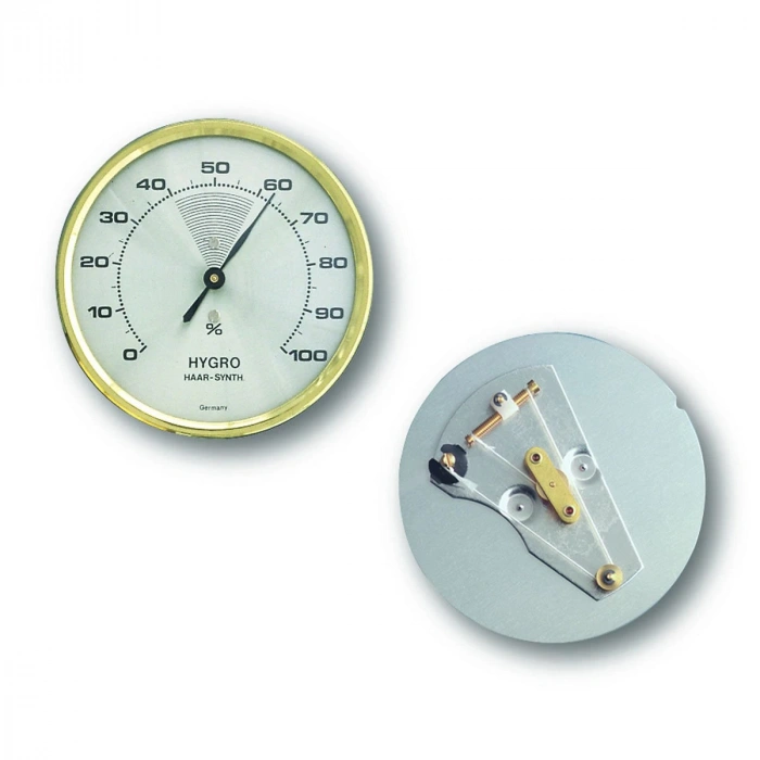 Pirinç halkalı analog higrometre