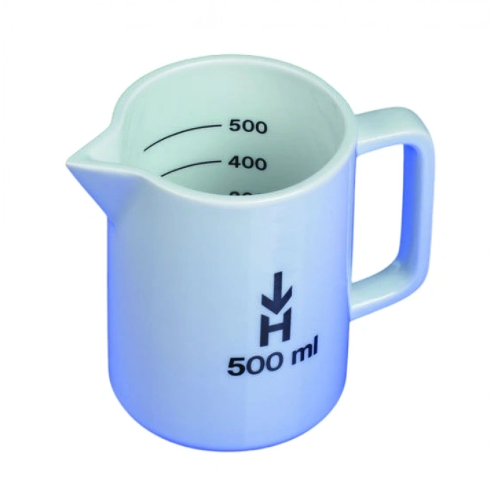 Porselen Beher, İçten Ölçülü, 250 ml, Çap: 80 mm, Yükseklik: 100 mm 1 Adet