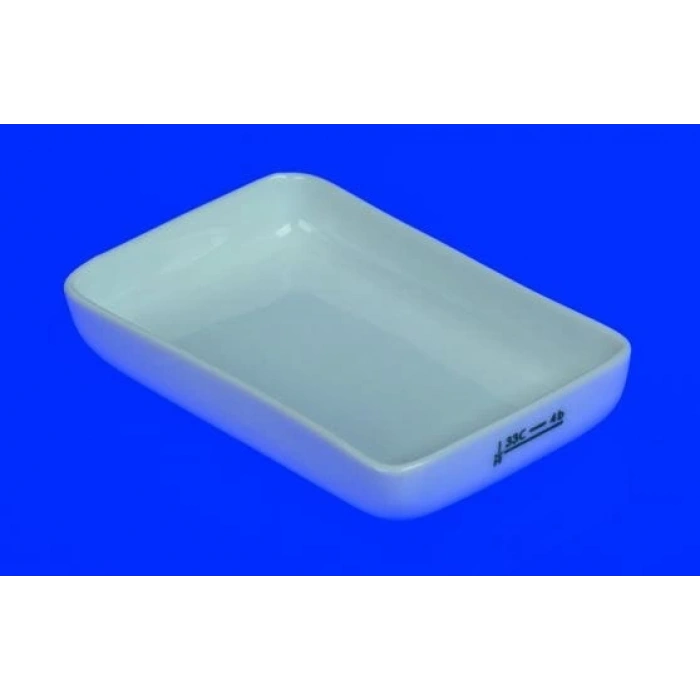 Porselen Yakma Kabı, Dikdörtgen, 96 x 55 x 16 mm 1 Adet