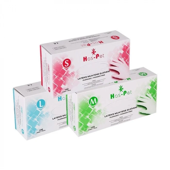 Pudrasız Lateks Muayene Eldiveni Medium