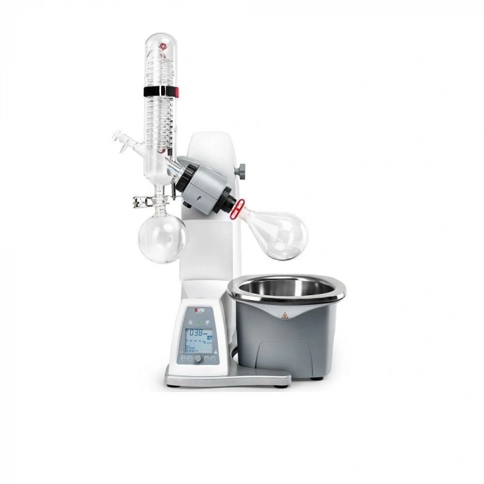 RE100-Pro Rotary Evaporatör Diagonal 20.... 280 rpm Otomatik Lift