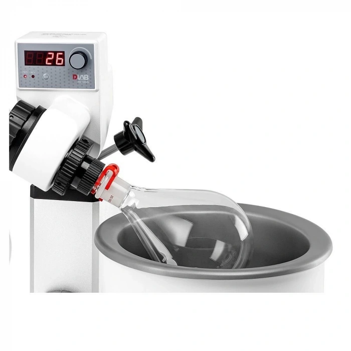 RE100-S Rotary Evaporatör Vertikal 20.... 200 rpm Manuel Lift