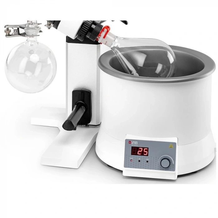 RE100-S Rotary Evaporatör Vertikal 20.... 200 rpm Manuel Lift