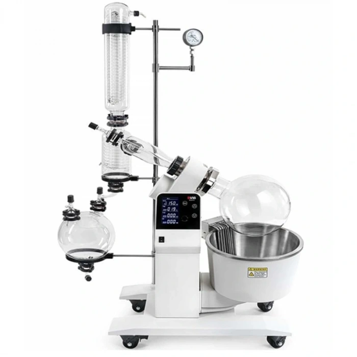 RE200-Pro SET Vertikal Rotary Evaporatör 20 L Otomatik Lift