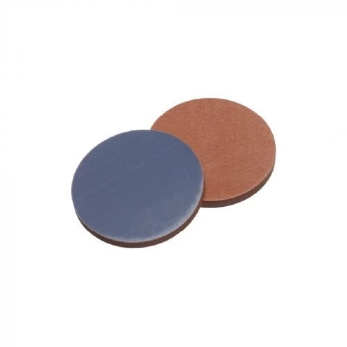 Septa 12mm, Butyl Kırmızı/ Ptfe Gri, 55° Shore A, 1,3mm 100 Adet