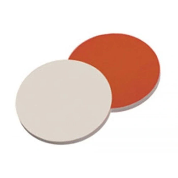 Septa 9mm, Kırmızı Kauçuk/Ptfe Beji, 45° Shore A, 1,0mm 100 Adet