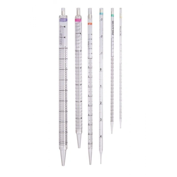 Serolojik Pipet,Plastik, Tek Kullanımlık 5 ml Dnase Rnase Free, Tek Tek Poşette 200 Adet / Paket