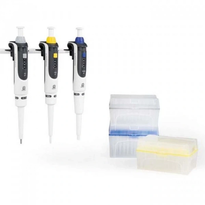 Standart Pipet Seti; 0,5-10 ul , 10-100 ul, 100-1000 ul pipetler