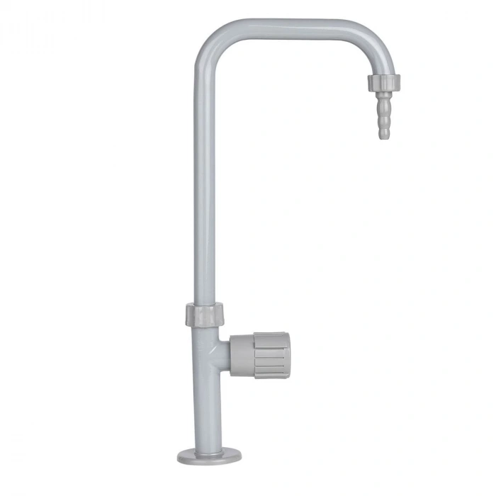 Tek Çıkışlı Su Musluğu - Uzun Borulu  (1m Hortumu Dahil )