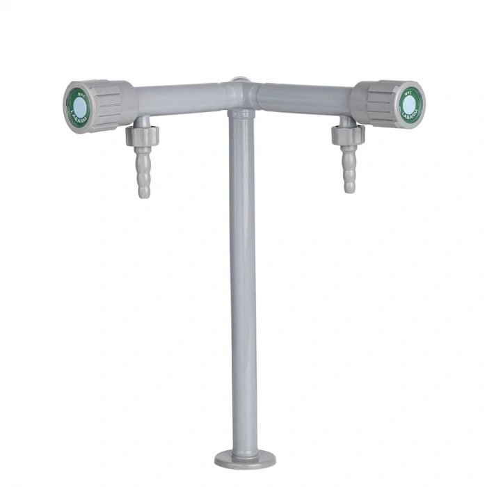 Tek Girişli Çift Çıkışlı Su Musluğu 90°