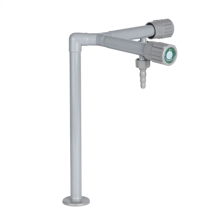 Tek Girişli Çift Çıkışlı Su Musluğu 90°