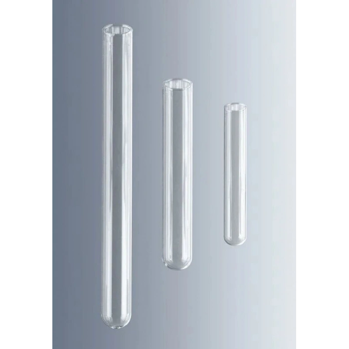 Test Tüpü, Cam, Borosilicate Cam, Dibi Yuvarlak, Taksimatsız, 16x150 mm