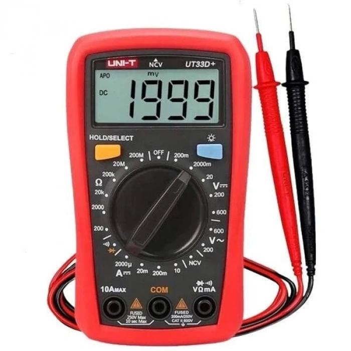 UNI-T UT33D+ Dijital Multimetre 600V 10A