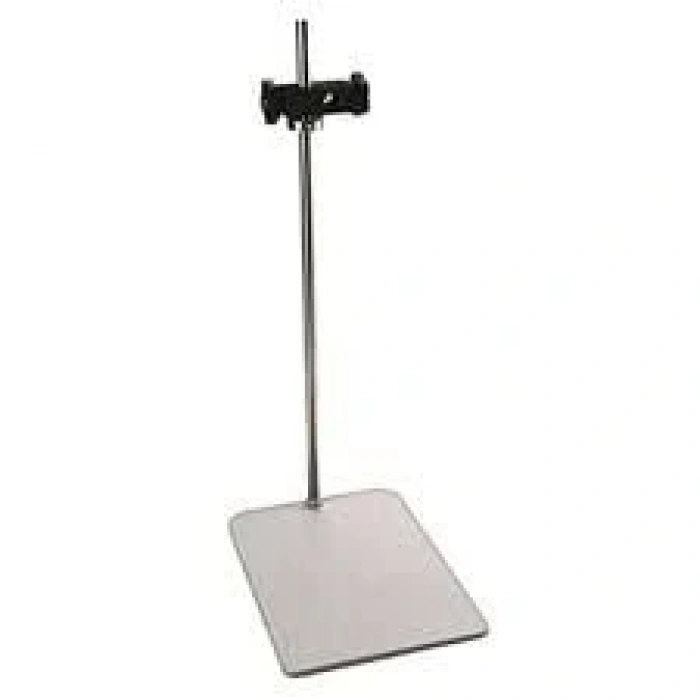 Universal plate stand(WxD: 20x31cm), including support holder(H: 78cm) and fixing device Grey，two-section, combined rod