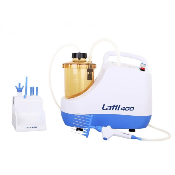 Vakum Pompası, Portatif, Kapasite 22 Lt, Pes Şişe 1200 ml, Pipetleme Tabancası, Tek Kanallı ve 8 Kanallı Uç, Rack, 720 mmHg (95,9 kPa), 220V/50Hz