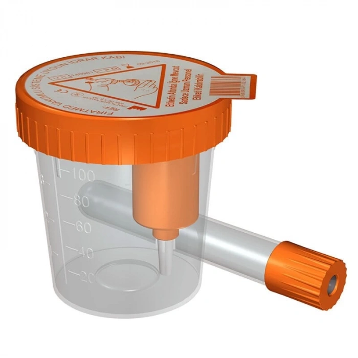 Vakumlu İdrar Beheri Poşetli 100 cc