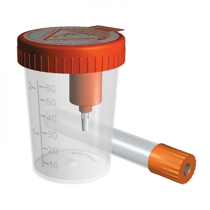 Vakumlu İdrar Beheri Poşetli 60 cc