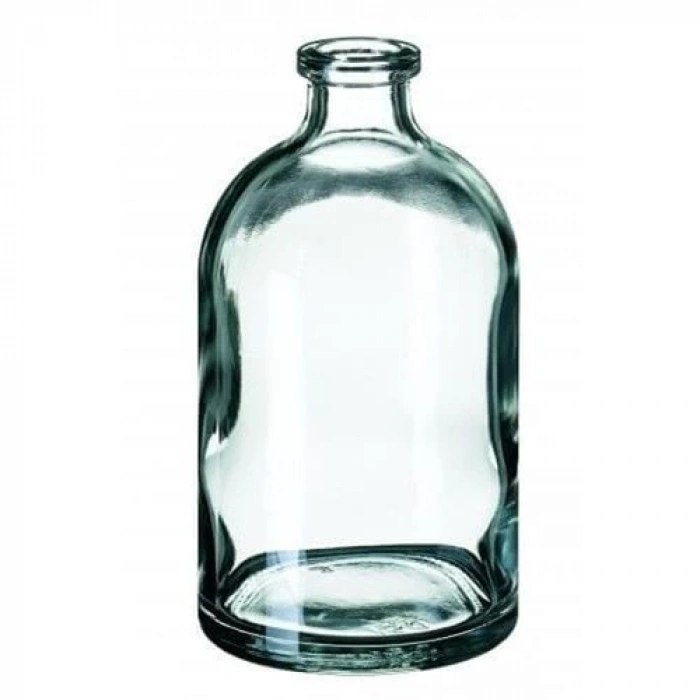 Vial, 100ml, Kıvrım Boyunlu, 95 X 51.6mm, Cam, 3.Hidrolit Sınıfı 88 Adet