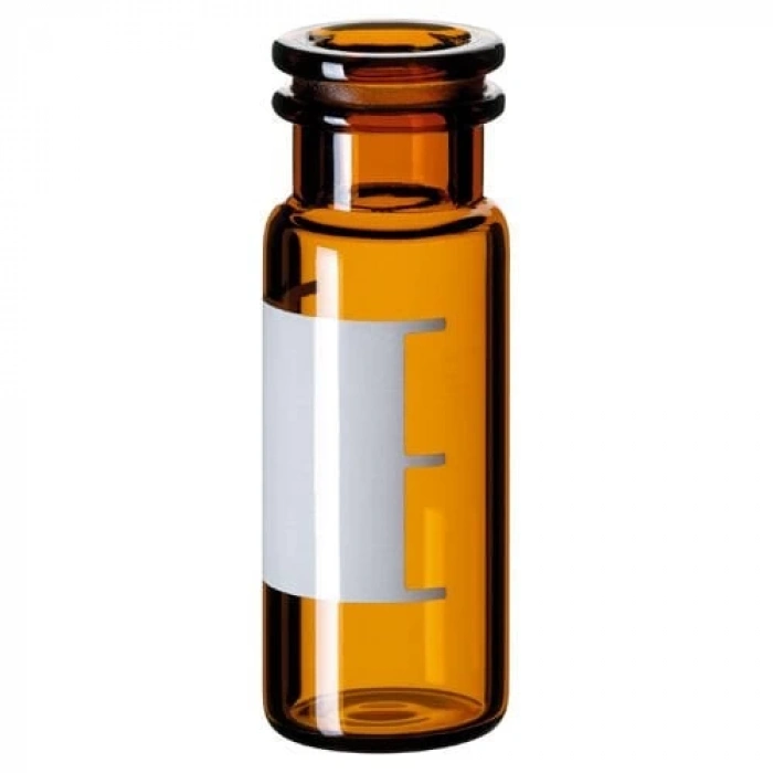 Vial 1,5ml, Amber, Sıkılmalı, 32 X 11.6mm, 1. Hidrolitik Kalite, Geniş Ağızlı, Etiket Ve Dolum Hatlar 100 Adet