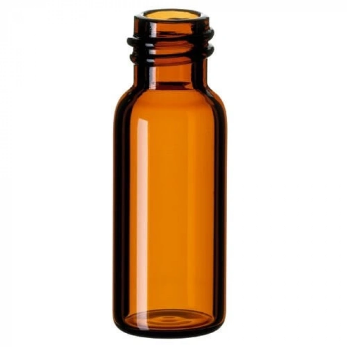 Vial 1,5ml, Vidalı, 8-425 Thread, 32 X 11.6mm, Amber, 1. Hidrolitik Kalite, Dar Ağızlı 100 Adet