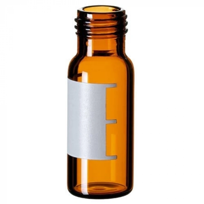 Vial 1,5ml, Vidalı, Amber, 32 X 11.6mm, 1. Hidrolitik Kalite, Geniş Ağızlı - Etiketli Ve Dolum Hatlar 100 Adet