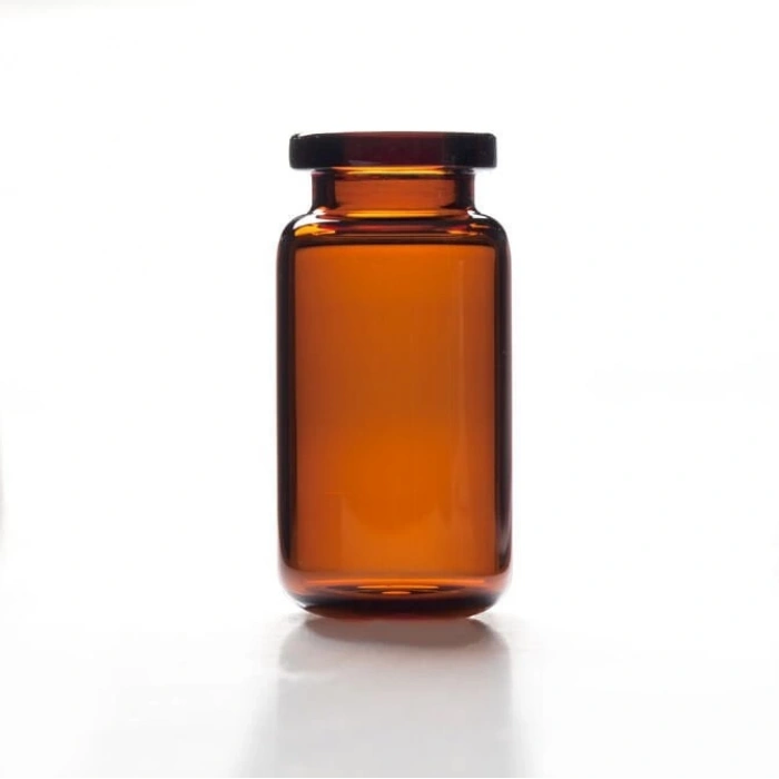 Vial 20ml Headspace, 46 X 22.5mm, Amber, 1. Hidrolit Kalite, Din - Kıvrım Boyunlu, Düz Dibi 100 Adet