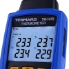 Tenmars TM-747D Kayıt Özellikli 4 Kanallı Termokupl Termometre | K, J, T, E, R, S, N Tipi Prob