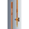 Cam Büret, Schiling Modeli, Plastik Şişeli, Tabanlı, 5:0.05 ml, Amber