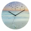 Analog cam duvar saati SUNSET