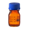 CAM OTOKLAV ŞİŞESİ - VİDALI KAPAK - AMBER - 50 ML