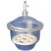 Desikatör - Vakumlu Kapaklı - Porselen Diskli 240 Mm
