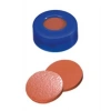 Kapak 11mm, Sıkmalı, Mavi, Orta Delikli, Yumuşak Versiyonu, Ptfe Kırmızı/Silikon Beyaz/Ptfe Kırmızı, 45° Shore A, 1.0mm 100 Adet