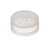 Kapak 22mm, Pe, Şeffaf, Orta Delikli, Kapal Yüksekliği: 9,01mm 100 Adet