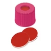 Kapak 8mm, Vidalı, Pembe - Orta Delikli, Ptfe Kırmızı/Silikon Beyaz/Ptfe Kırmızı, 45° Shore A, 1.0mm 100 Adet