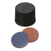 Kapak 8mm, Vidalı, Siyah, Pp, Üst Kapalı, Butyl Kırmızı/Ptfe Gri, 55° Shore A, 1.3mm 100 Adet