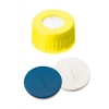 Kapak 9mm, Pp, Sarı, Orta Delikli, Ptfe Virginal, Silikon Beyaz/Ptfe Mavi, 55° Shore A, 1.0mm, Silanlanmiş 100 Adet