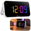 Loyka NEO RGB Renkli LED Dijital Saat | Şarjlı