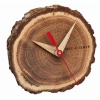 Meşe ağacından yapılmış analog şömine rafı/masa saati TREE-O-CLOCK