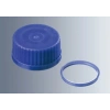 Otoklavlanabilir Cam Şişeler için Mavi Kapak, PP, GL 45