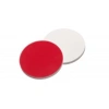 Septa 17mm, Silikon Beyaz/Ptfe Kırmızı, 45° Shore A, 1.3mm 100 Adet