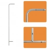 Testo 0635 2045 Pitot Tüpü | 500 mm Uzunluk | Ø 7 mm