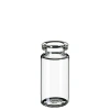 Vial 10ml Headspace, 46 X 22,mm, Cam, 1. Hidrolit Kalite, Din - Kıvrım Boyunlu, Düz Dibi 100 Adet