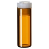Vial 2ml, Amber, 31.5 X 11.6mm, 12mm Pe Plug, Şeffaf 100 Adet